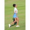imageSANTINY Pleated Tennis Skirt for Women with 4 Pockets Womens High Waisted Athletic Golf Skorts Skirts for Running CasualLight Blue