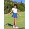 imageSANTINY Pleated Tennis Skirt for Women with 4 Pockets Womens High Waisted Athletic Golf Skorts Skirts for Running CasualRoyal Blue