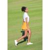 imageSANTINY Pleated Tennis Skirt for Women with 4 Pockets Womens High Waisted Athletic Golf Skorts Skirts for Running CasualYellow