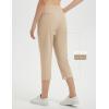 imagebaleaf 20 Women Capris with Pockets Stretch Golf Work Dress Cropped Pants Straight Leg High Waisted Pull On SummerKhaki