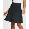 imagebaleaf 20quot Skorts for Woman Golf Skirts Knee Length Tennis Casual Athletic Long Skirt Pickleball Pockets Modest RuffleBlack