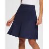 imagebaleaf 20quot Skorts for Woman Golf Skirts Knee Length Tennis Casual Athletic Long Skirt Pickleball Pockets Modest RuffleNavy