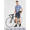 imagebaleaf Mens Cycling Jersey Short Sleeve Half Zip Bike Shirts Road Biking Tops 4 Rear Pockets UPF 50Gray