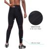 imagebaleaf Mens Cycling Pants 4D Padded Bike Tights Bicycle Biking MTB Long Leggings Pockets UPF 50Red