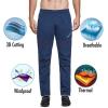 imagebaleaf Mens Fleece Pants Winter Cycling Pants Mountain Bike Clothing Thermal Cold Weather Running GearA01blue