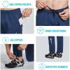 imagebaleaf Mens Fleece Pants Winter Cycling Pants Mountain Bike Clothing Thermal Cold Weather Running GearA01blue