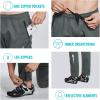 imagebaleaf Mens Fleece Pants Winter Cycling Pants Mountain Bike Clothing Thermal Cold Weather Running GearA01grey