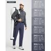 imagebaleaf Mens Golf Pants 5 Pockets Water Resistant Stretch 30quot Lightweight Work Dress Pants with Zipper PocketBnavy Blue