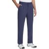 imagebaleaf Mens Golf Pants 5 Pockets Water Resistant Stretch 30quot Lightweight Work Dress Pants with Zipper PocketBnavy Blue