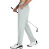 imagebaleaf Mens Golf Pants 5 Pockets Water Resistant Stretch 30quot Lightweight Work Dress Pants with Zipper PocketClight Grey