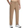 imagebaleaf Mens Golf Pants 5 Pockets Water Resistant Stretch 30quot Lightweight Work Dress Pants with Zipper PocketDbrown
