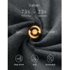 imagebaleaf Mens Golf Pullover Quarter Zip Fleece with Zipper Pockets Water Resistant Hiking SweaterDark Grey
