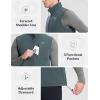imagebaleaf Mens Golf Vest Fleece Lined Softshell Sleeveless Jacket Water Resistant Cold Weather Running Gear Winter PocketsGrey