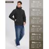 imagebaleaf Mens Rain Jacket Waterproof Breathable Raincoat with Hood for Outdoor Hiking Traveling Cycling WindbreakerBlack