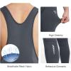 imagebaleaf Mens Winter Cycling Bib Pants 4D Padded Thermal Water Resistant Bike Tights Cold Weather Warm PocketsGray