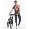 imagebaleaf Mens Winter Cycling Bib Pants 4D Padded Thermal Water Resistant Bike Tights Cold Weather Warm PocketsGray