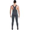 imagebaleaf Mens Winter Cycling Bib Pants 4D Padded Thermal Water Resistant Bike Tights Cold Weather Warm PocketsGray
