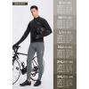 imagebaleaf Mens Winter Cycling Bib Pants 4D Padded Thermal Water Resistant Bike Tights Cold Weather Warm PocketsGreypockets