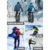 imagebaleaf Mens Winter Cycling Pants Thermal Mountain Bike Pants Water Resistant Cold Weather Hiking Running Bicycle Outdoor01fleece Grey