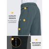 imagebaleaf Mens Winter Cycling Pants Thermal Mountain Bike Pants Water Resistant Cold Weather Hiking Running Bicycle Outdoor01fleece Grey