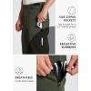 imagebaleaf Mens Winter Cycling Pants Thermal Mountain Bike Pants Water Resistant Cold Weather Hiking Running Bicycle Outdoor02green