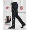 imagebaleaf Mens Winter Cycling Running Pant Water Resistant Fleece Mountain Bike Pants Cold Weather Gear WindproofBlack Blue