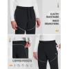 imagebaleaf Mens Winter Cycling Running Pant Water Resistant Fleece Mountain Bike Pants Cold Weather Gear WindproofBlack Grey