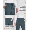 imagebaleaf Mens Winter Cycling Running Pant Water Resistant Fleece Mountain Bike Pants Cold Weather Gear WindproofGrey