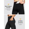 imagebaleaf Mens Winter Running Tights Thermal Cycling Pants Cold Weather Gear Fleece Lined Pockets Leggings Compression3 Pockets Black