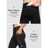 imagebaleaf Mens Winter Running Tights Thermal Cycling Pants Cold Weather Gear Fleece Lined Pockets Leggings Compression3 Pockets Grey