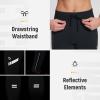 imagebaleaf Mens Winter Running Tights Thermal Cycling Pants Water Resistant Pockets Zipper Legs Cold WeatherBblack