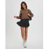 imagebaleaf Pleated Tennis Skirt for Women with Shorts High Waisted Lightweight Athletic Golf Skort Skirts Zipper PocketsBlack