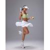 imagebaleaf Pleated Tennis Skirt for Women with Shorts High Waisted Lightweight Athletic Golf Skort Skirts Zipper PocketsWhite