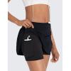 imagebaleaf Womens 13quot Tennis Skirts Golf Skort High Waisted Athletic Pleated Pockets Linner Running Sports Workout CasualSolid Black