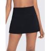 imagebaleaf Womens 13quot Tennis Skirts Golf Skort High Waisted Athletic Pleated Pockets Linner Running Sports Workout CasualSolid Black