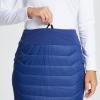 imagebaleaf Womens 17quot Puffer Quilted Skirt Lightweight Insulated Warm Snow Skirts Hiking Running Golf OutdoorsBlue