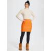 imagebaleaf Womens 17quot Puffer Quilted Skirt Lightweight Insulated Warm Snow Skirts Hiking Running Golf OutdoorsOrange