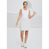 imagebaleaf Womens 18quot Golf Skorts Skirts Knee Length Athletic Tennis Skort Modest Long Casual with Pockets SoftWhite