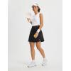 imagebaleaf Womens 18quot Tennis Skorts Skirts Knee Length with Liner Shorts High Waisted Golf Pickleball Athletic with PocketsBlack