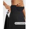 imagebaleaf Womens 18quot Tennis Skorts Skirts Knee Length with Liner Shorts High Waisted Golf Pickleball Athletic with PocketsBlack