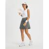 imagebaleaf Womens 18quot Tennis Skorts Skirts Knee Length with Liner Shorts High Waisted Golf Pickleball Athletic with PocketsDark Gray