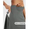 imagebaleaf Womens 18quot Tennis Skorts Skirts Knee Length with Liner Shorts High Waisted Golf Pickleball Athletic with PocketsDark Gray