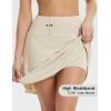 imagebaleaf Womens 18quot Tennis Skorts Skirts Knee Length with Liner Shorts High Waisted Golf Pickleball Athletic with PocketsOyster Gray