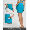 imagebaleaf Womens 2025 17quot Swim Skirt Bottoms High Waisted Modest Bathing Suit Skirt Tummy Control Swim BottomsAqua Blue 17 B