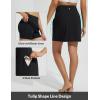 imagebaleaf Womens 2025 17quot Swim Skirt Bottoms High Waisted Modest Bathing Suit Skirt Tummy Control Swim BottomsBlack 17 B