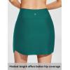 imagebaleaf Womens 2025 17quot Swim Skirt Bottoms High Waisted Modest Bathing Suit Skirt Tummy Control Swim BottomsGreen 17 a