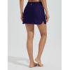 imagebaleaf Womens 2025 17quot Swim Skirt Bottoms High Waisted Modest Bathing Suit Skirt Tummy Control Swim BottomsNavy Blue 14