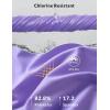 imagebaleaf Womens 2025 17quot Swim Skirt Bottoms High Waisted Modest Bathing Suit Skirt Tummy Control Swim BottomsPurple 17 a