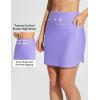 imagebaleaf Womens 2025 17quot Swim Skirt Bottoms High Waisted Modest Bathing Suit Skirt Tummy Control Swim BottomsPurple 17 a