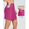 imagebaleaf Womens 2025 17quot Swim Skirt Bottoms High Waisted Modest Bathing Suit Skirt Tummy Control Swim BottomsRose Red 17 a